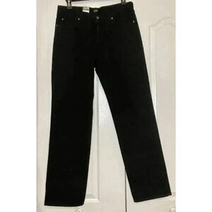 Lee Men's Relaxed Fit Straight‎ Leg Jeans 100% Cotton 35W x 34L Double Black